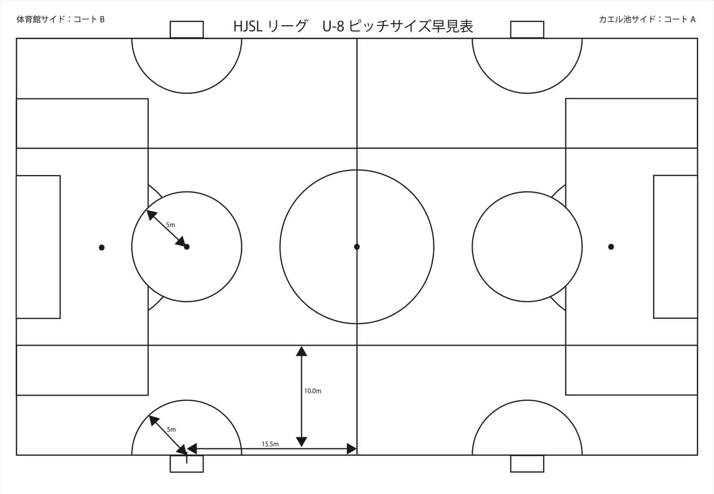 AOBAフィールドピッチサイズU-8